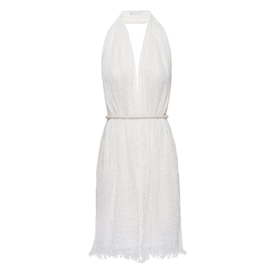ISABELLA MULTI ROPE TOP O/S White by Logan Hollowell Jewelry