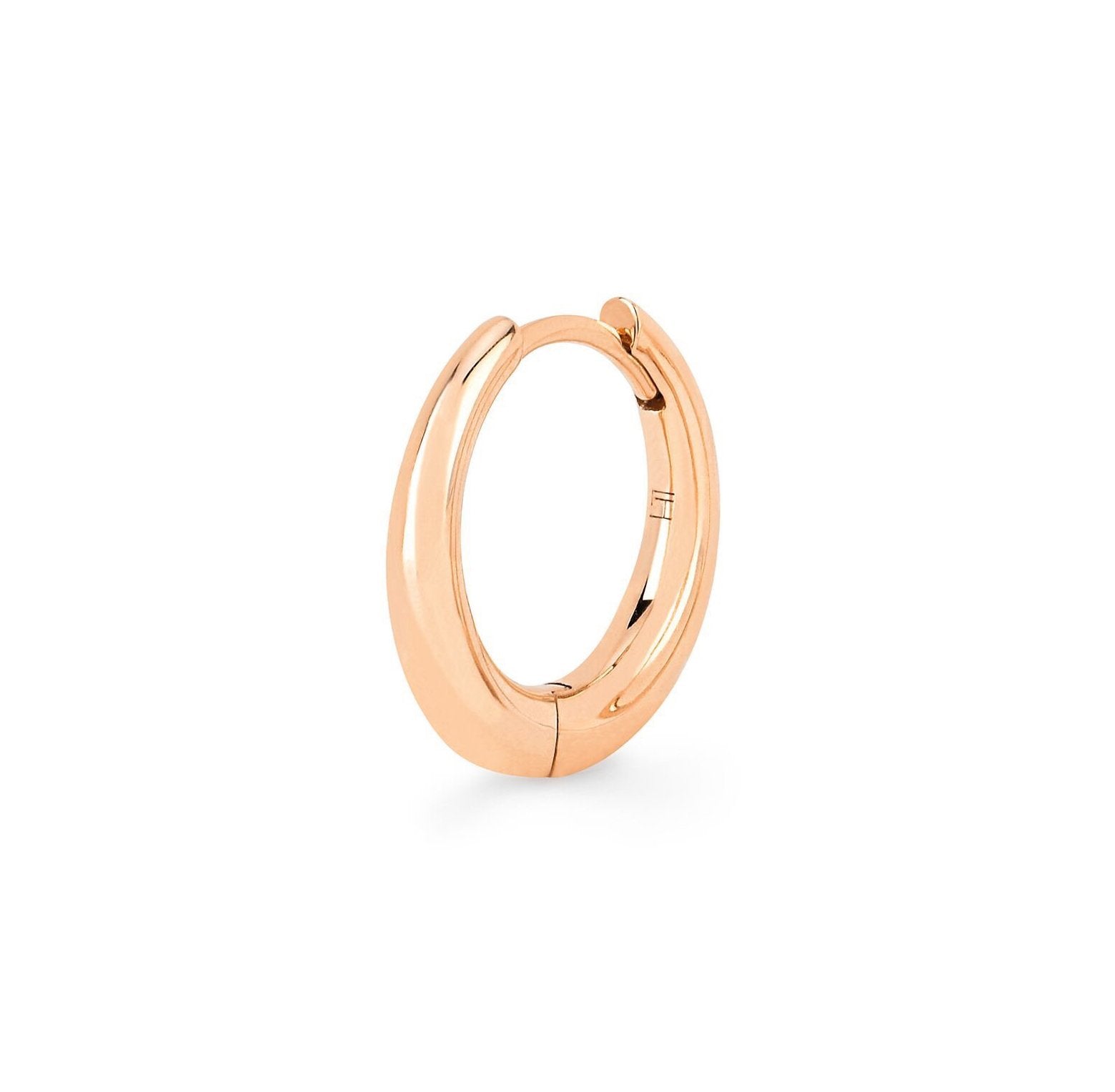 Petite Solid Crescent Unity Hoops by Logan Hollowell Jewelry