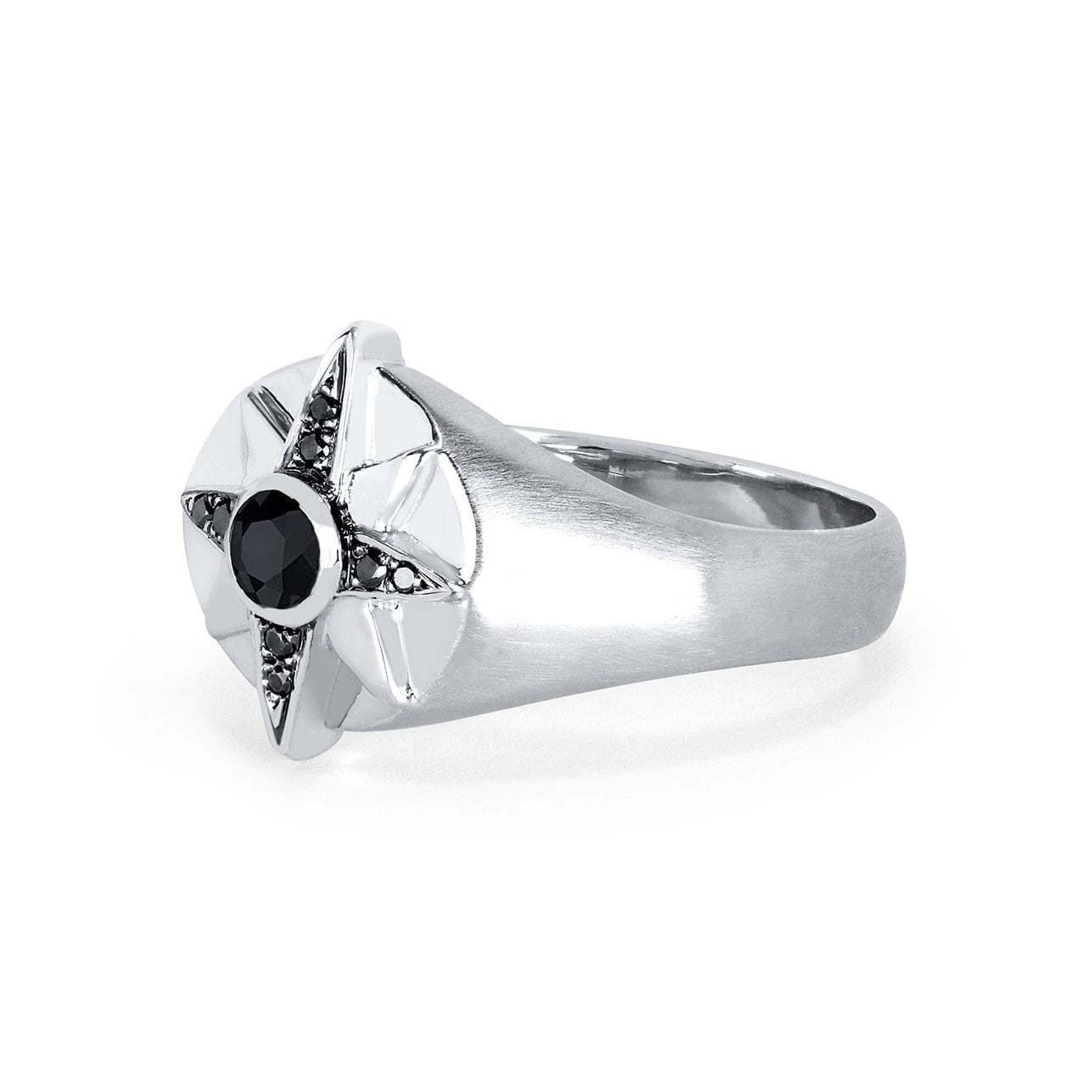 Men's North Star Signet Ring | Ready to Ship by Logan Hollowell Jewelry
