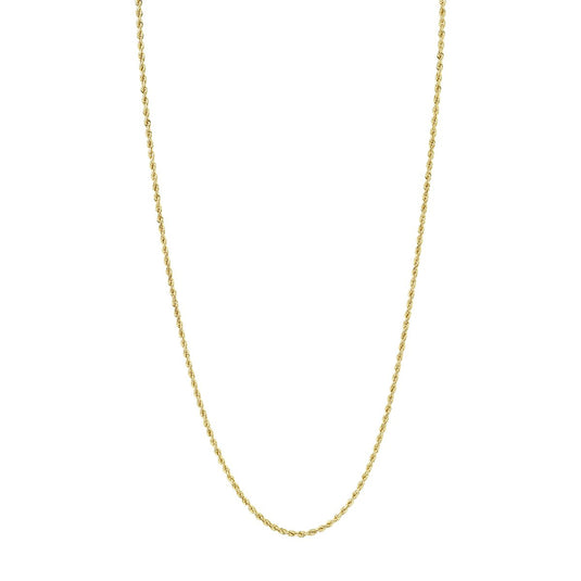 Baby Golden Rope Chain | Ready to Ship Yellow Gold 16" by Logan Hollowell Jewelry