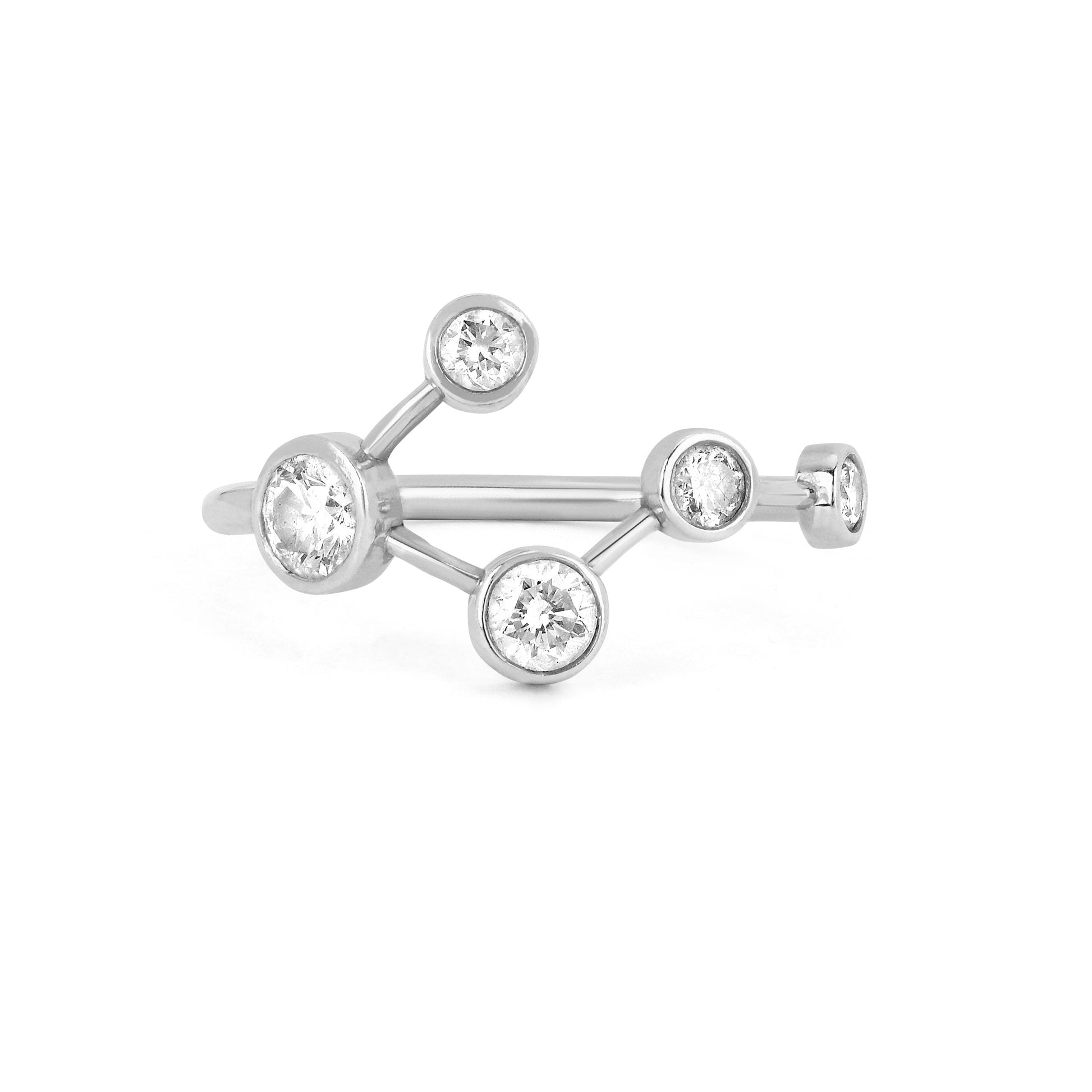 Big Dipper Diamond Constellation Ring | Ready to Ship by Logan Hollowell Jewelry