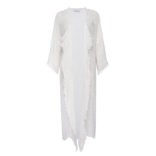 FONTELINA KIMONO O/S Cream  by Logan Hollowell Jewelry