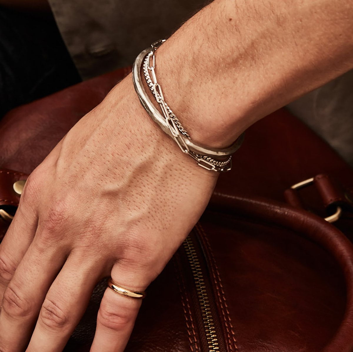 Men's Alchemy Link Bracelet | Ready to Ship by Logan Hollowell Jewelry