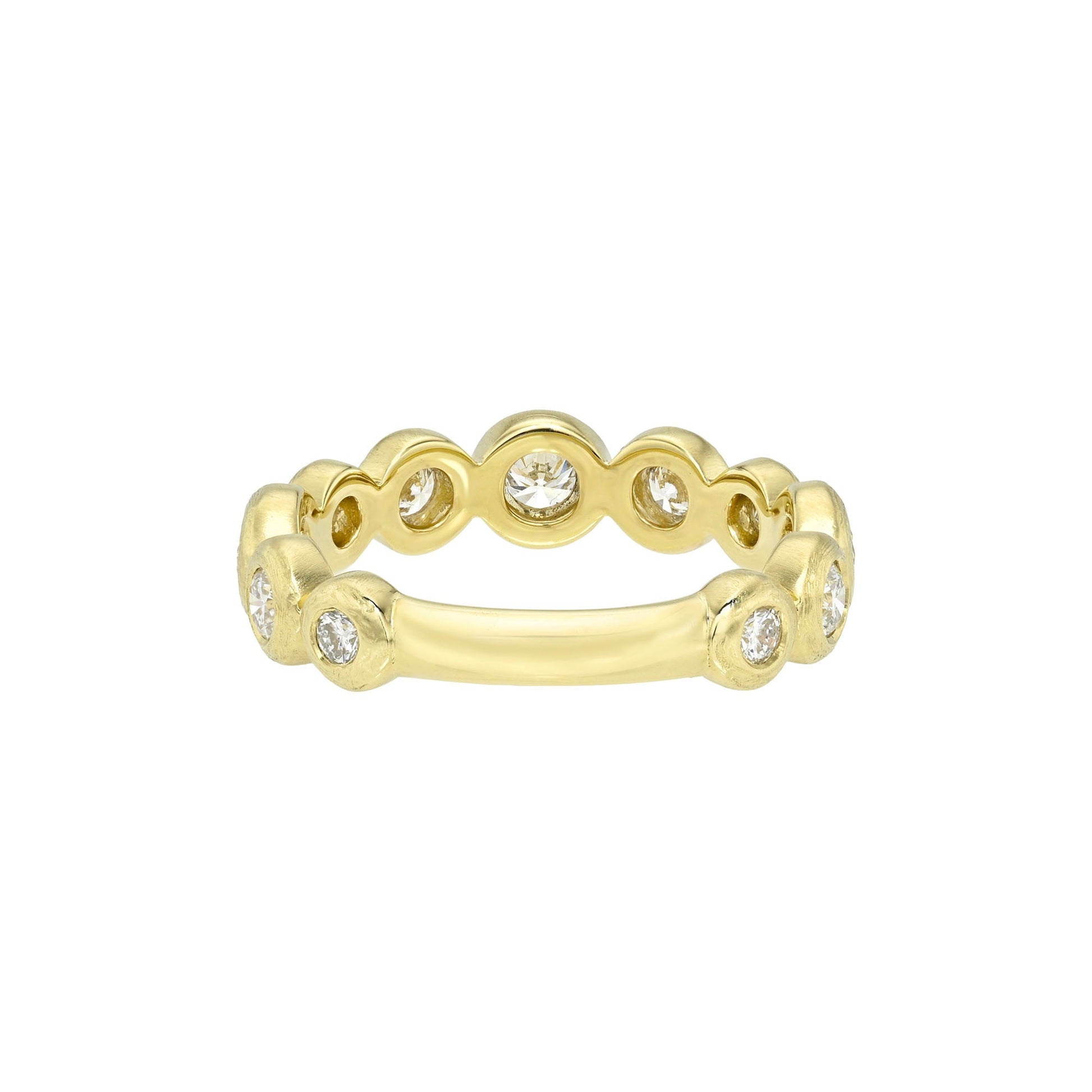 Petite Diamond Bubble Ring by Logan Hollowell Jewelry