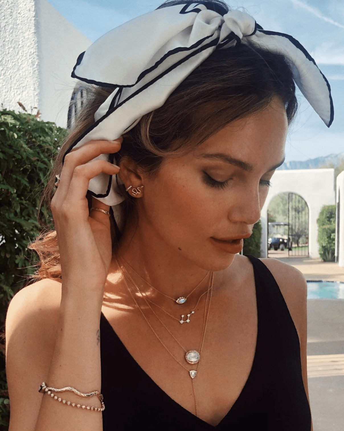 Kundalini Studs with Star Set Diamonds    by Logan Hollowell Jewelry