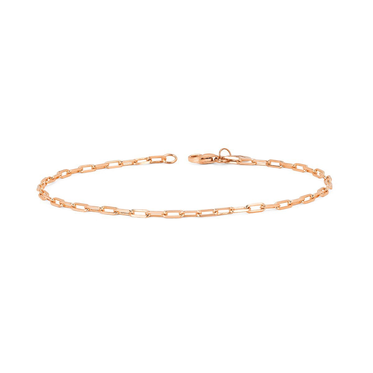 Petite Alchemy Link Bracelet Rose Gold 7" by Logan Hollowell Jewelry