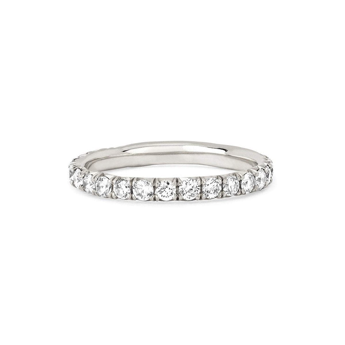 French Pavé Diamond Wilderness Band | Ready to Ship by Logan Hollowell Jewelry