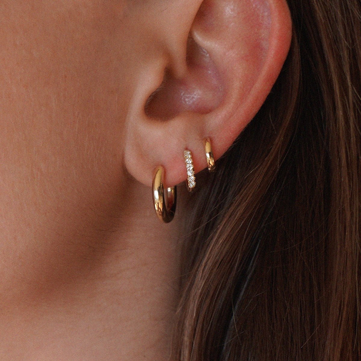 Diamond Goddess Hoops    by Logan Hollowell Jewelry