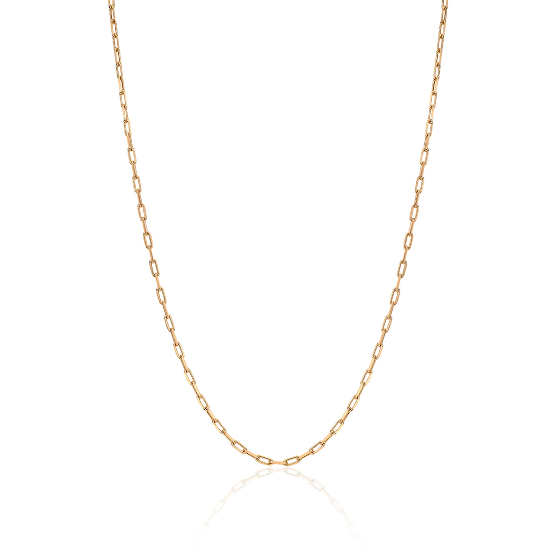 Baby Alchemy Link Necklace | Ready to Ship Yellow Gold 16" by Logan Hollowell Jewelry