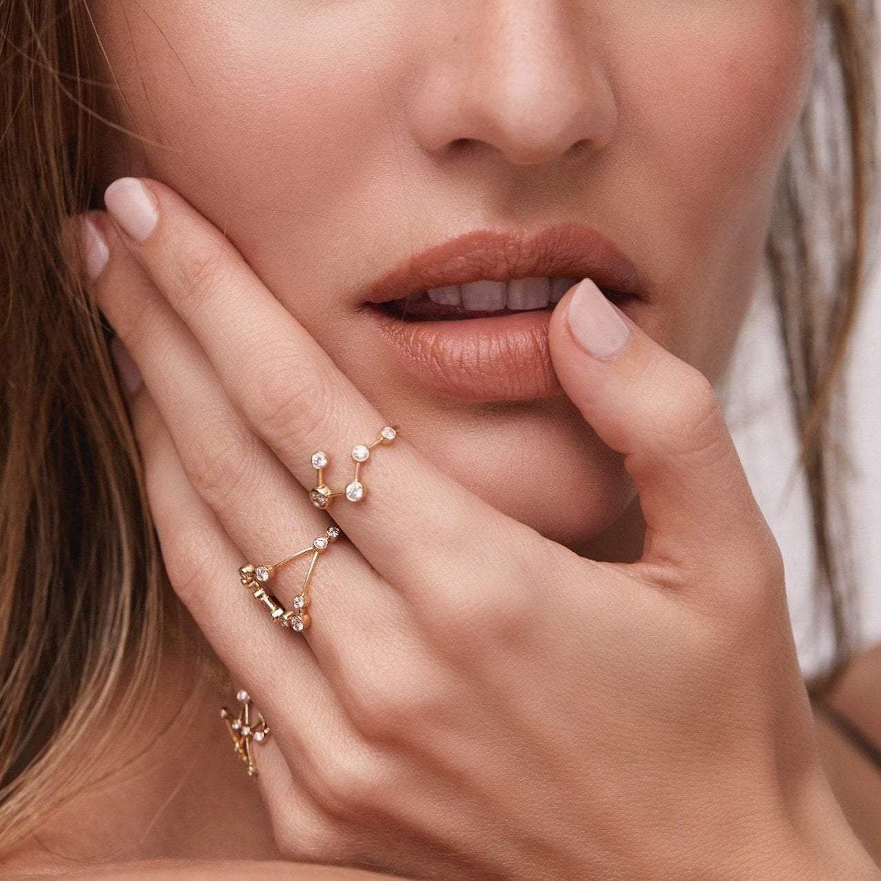 Big Dipper Diamond Constellation Ring | Ready to Ship by Logan Hollowell Jewelry