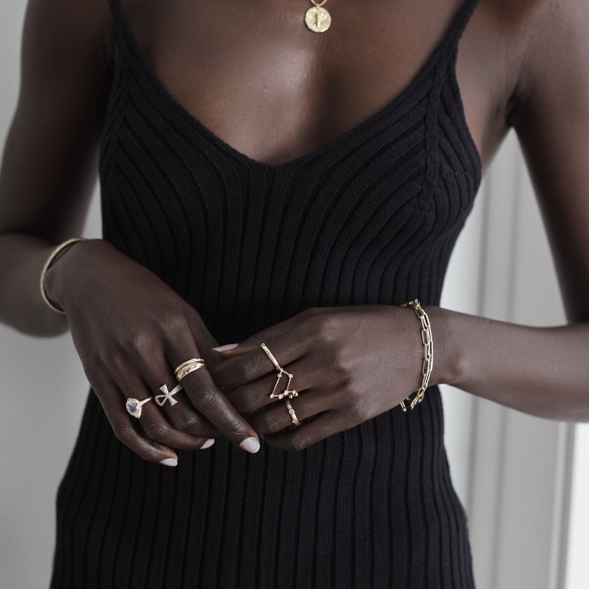 Leo Constellation Ring    by Logan Hollowell Jewelry