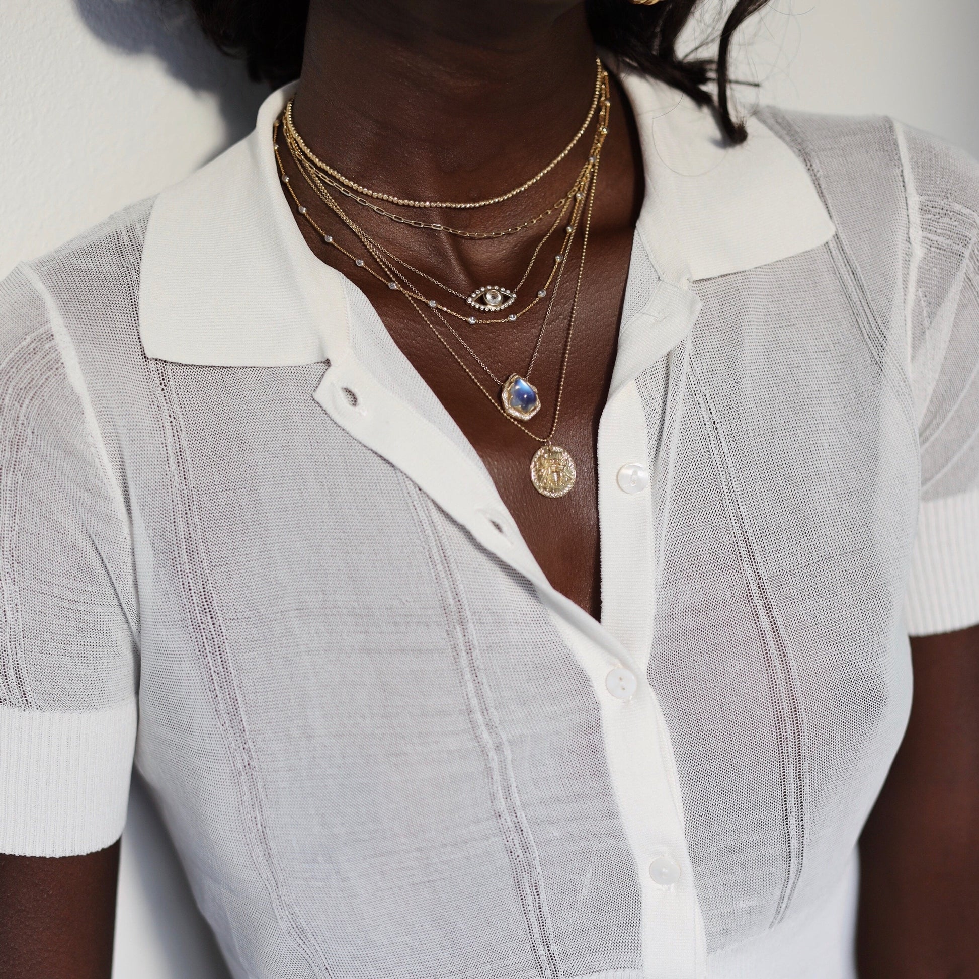Baby Alchemy Link Necklace | Ready to Ship by Logan Hollowell Jewelry