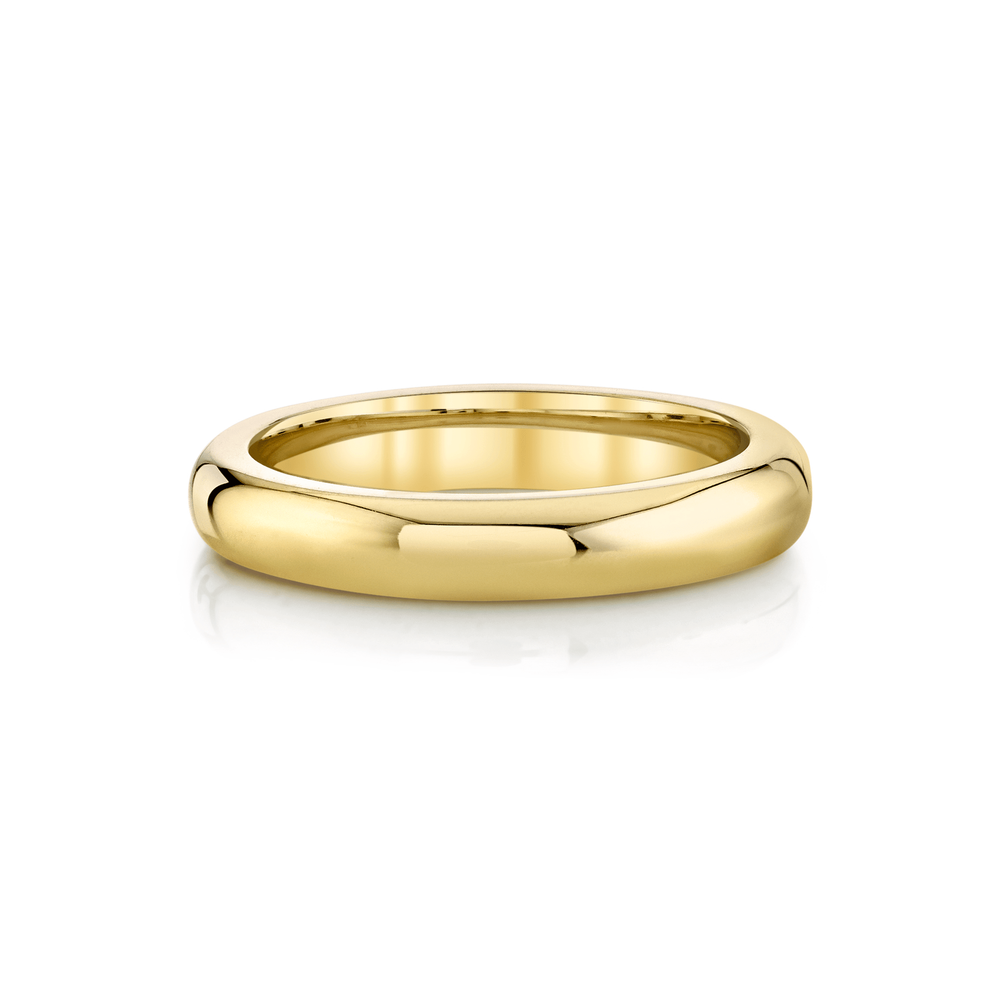 Men's Cloud Fit Band Yellow Gold 8 by Logan Hollowell Jewelry